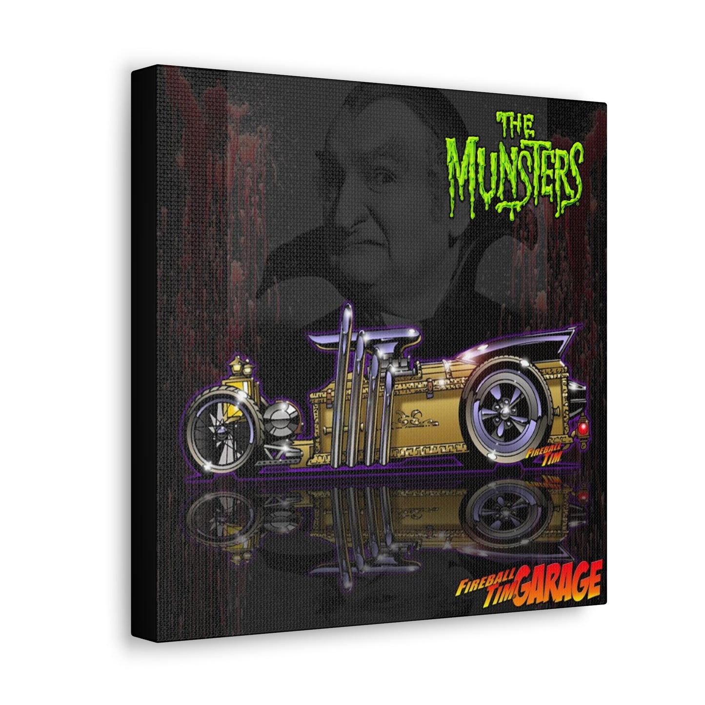 MUNSTERS DRAGULA TV Show Concept Art Canvas Print Ver2 12x12