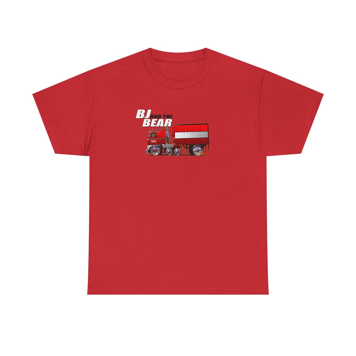 BJ AND THE BEAR Semi Truck Fireball Art Tee Shirt - Multiples