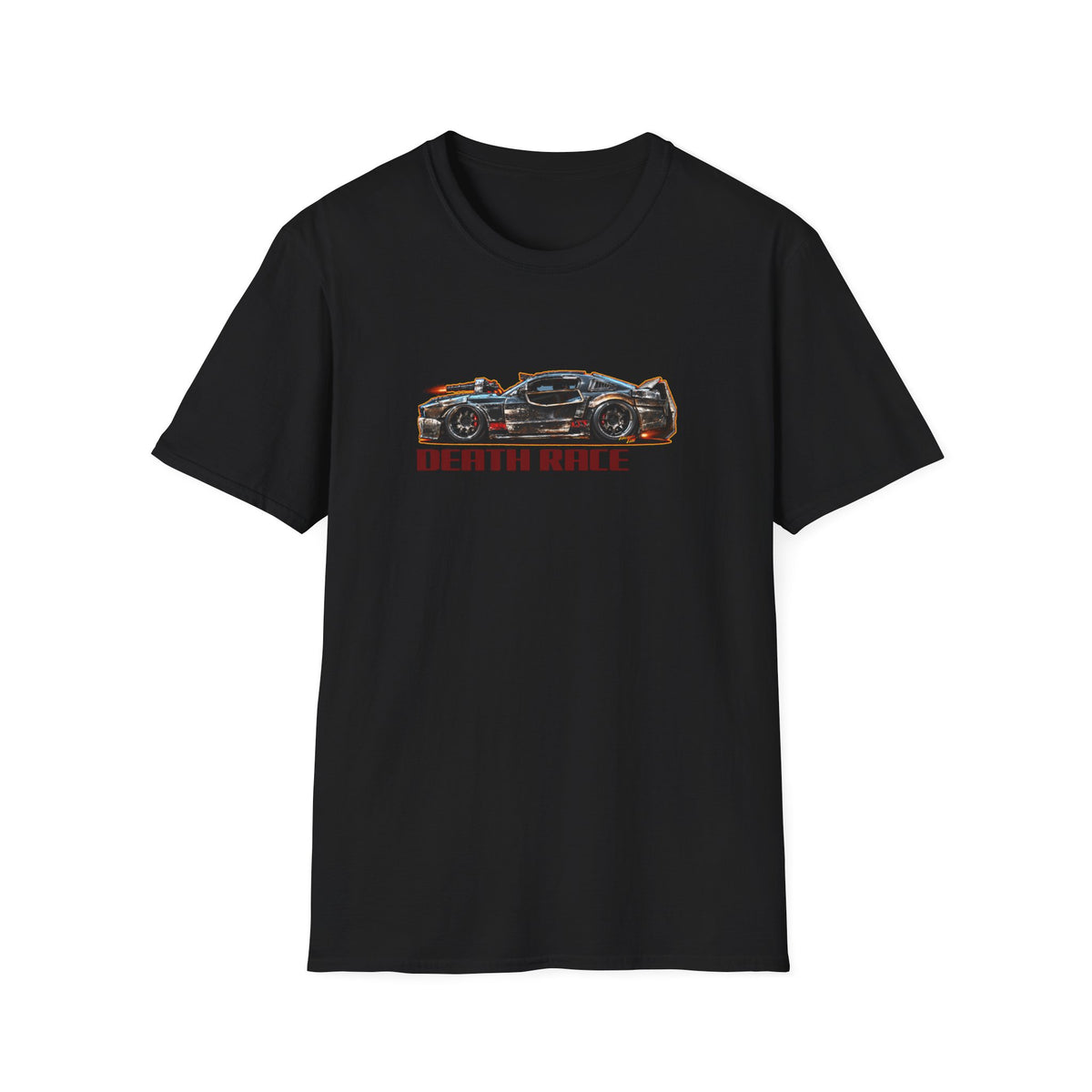 DEATH RACE MUSTANG Collectible Fireball Art TeeShirt
