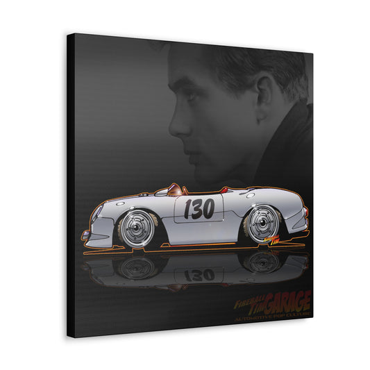 JAMES DEAN PORSCHE 550 Spyder Concept Art Canvas MASTERPRINT 3 Sizes