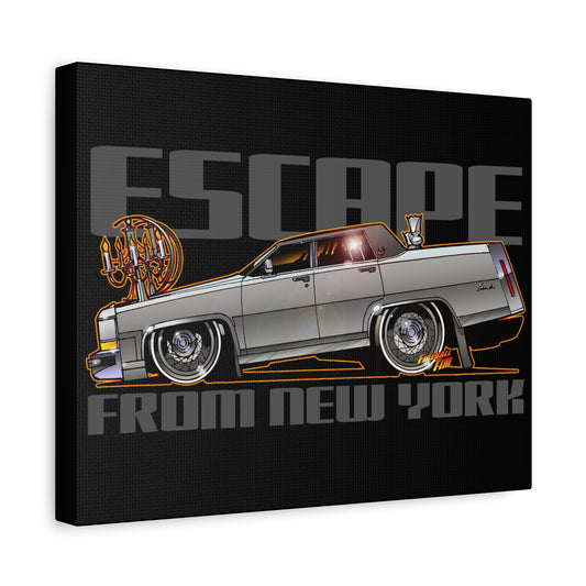 ESCAPE FROM NEW YORK Duke Cadillac Canvas Art Wall Print - 11x14