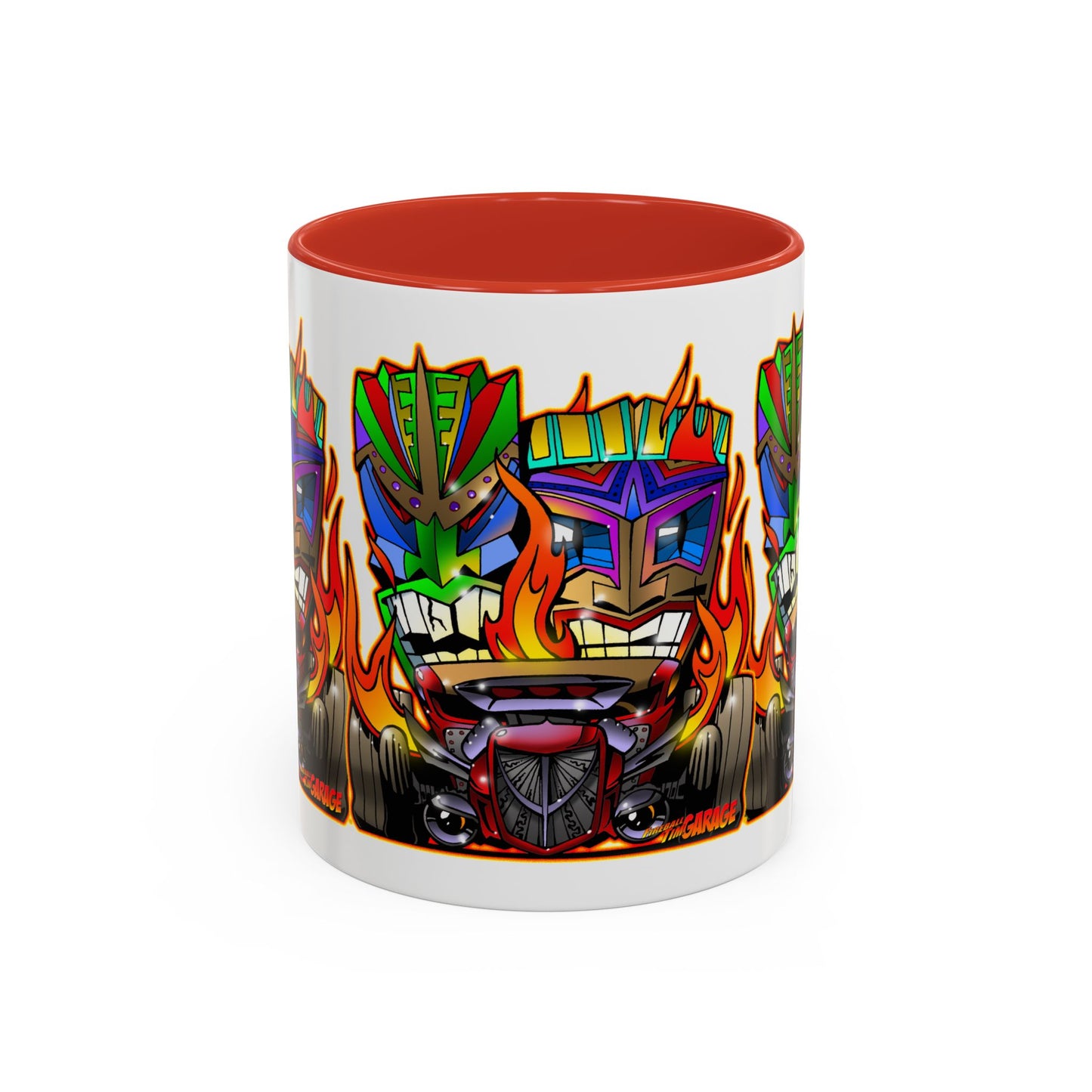 HOT ROD TIKI Collectible Art Coffee Mug 2 Sizes 4 Colors