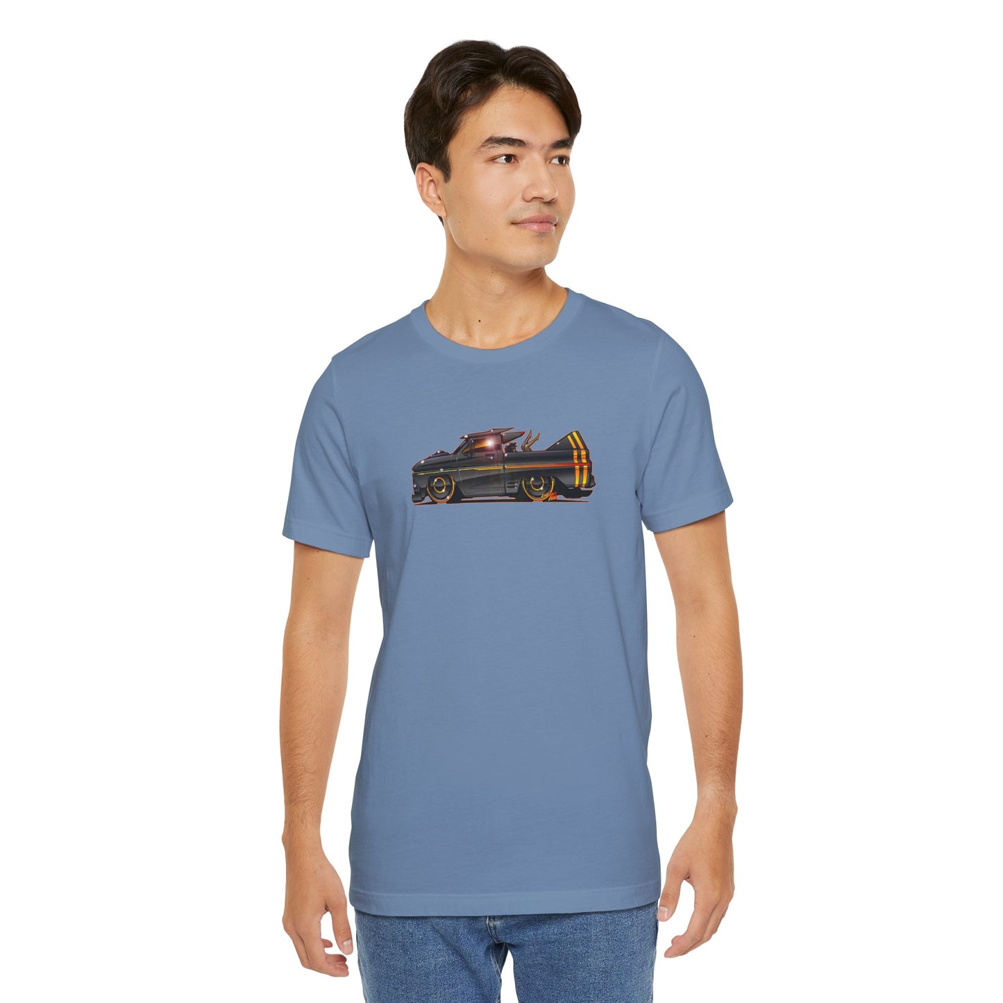 CHEVROLET C10 1960 Stinger Pickup Truck Concept Art Custom Short Sleeve Tee 8 Colors