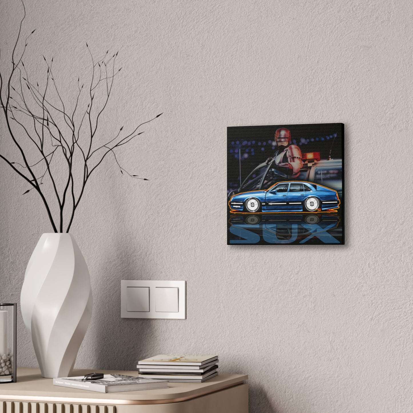 Copy of GENESIS MAGMA 2027 Custom Collectible Fireball Art Canvas Stretched Print