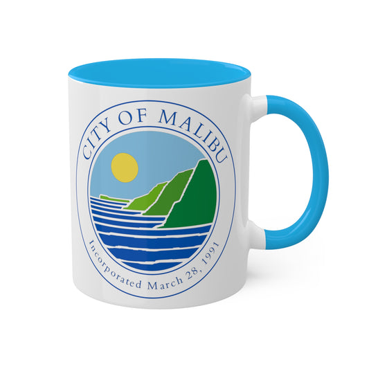 CITY OF MALIBU Coffee Mug 11oz-Mug-Fireball Tim Garage