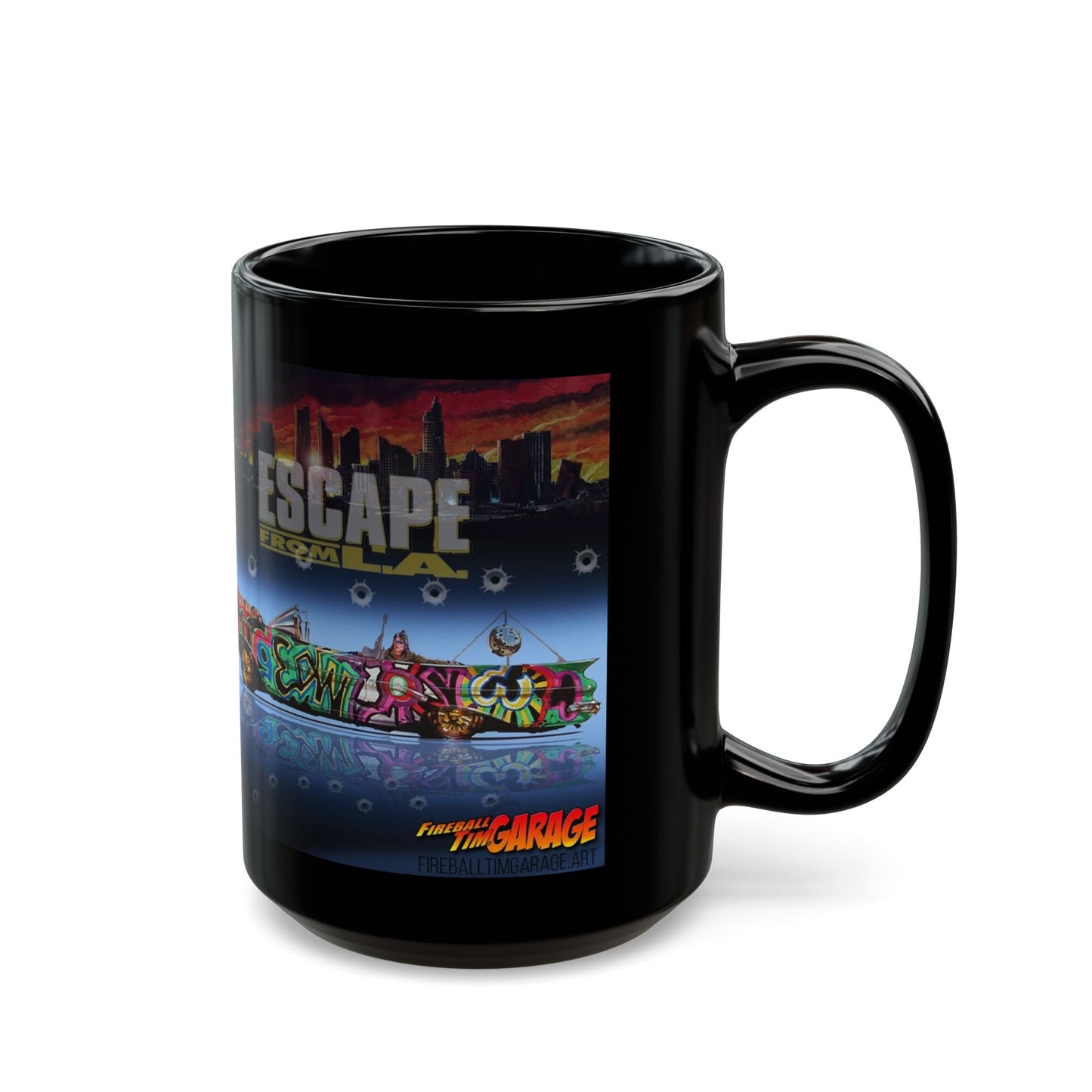 ESCAPE FROM LA Lowrider Concept Art Movie Car Coffee Mug 15oz