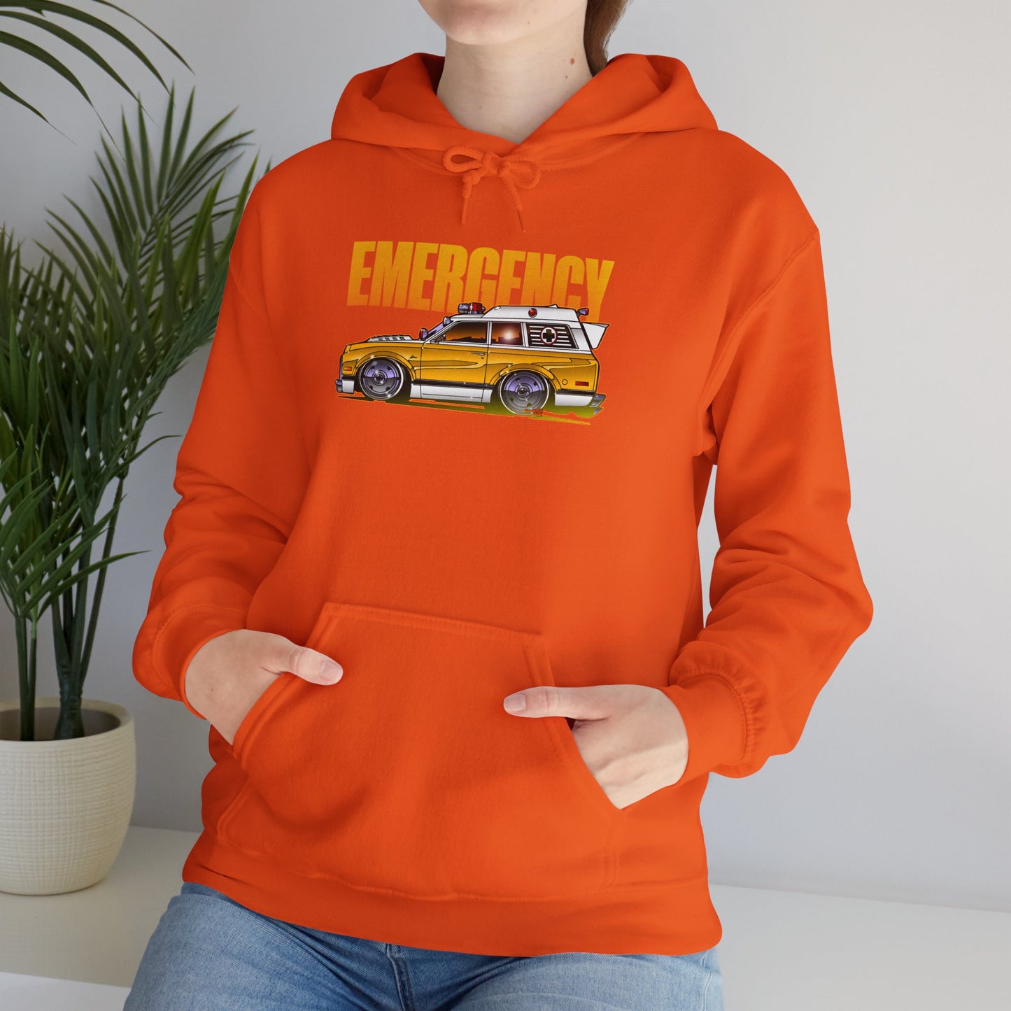 EMERGENCY AMBULANCE TV Show Concept Art Hooded Sweatshirt 9 Colors