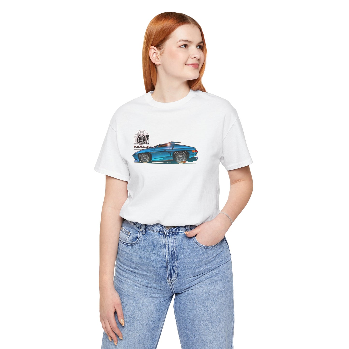 THE MAN FROM UNCLE Piranha TV Car Fireball Jersey Short Sleeve Tee Shirt - Multiple Colors