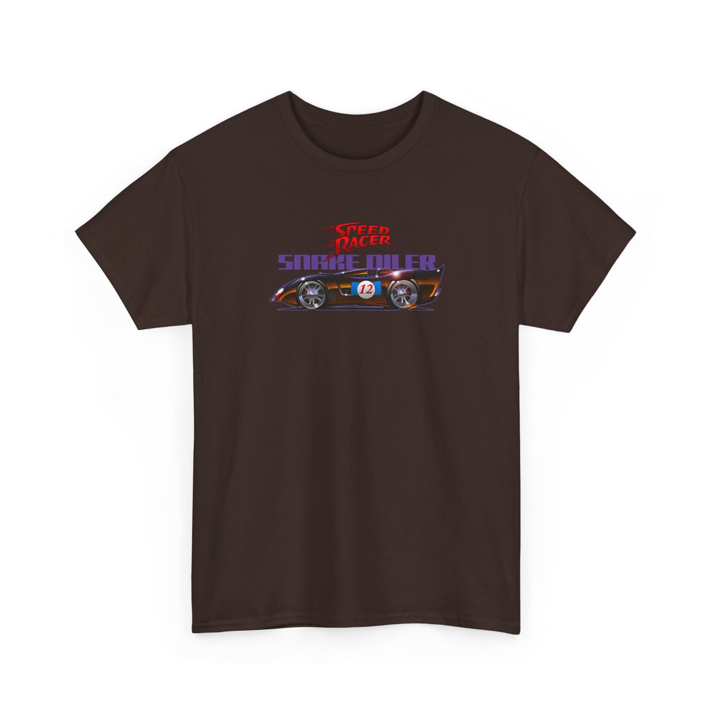 SPEED RACER SNAKE OILER TV Car Fireball Art Tee Shirt - Multiple Sizes