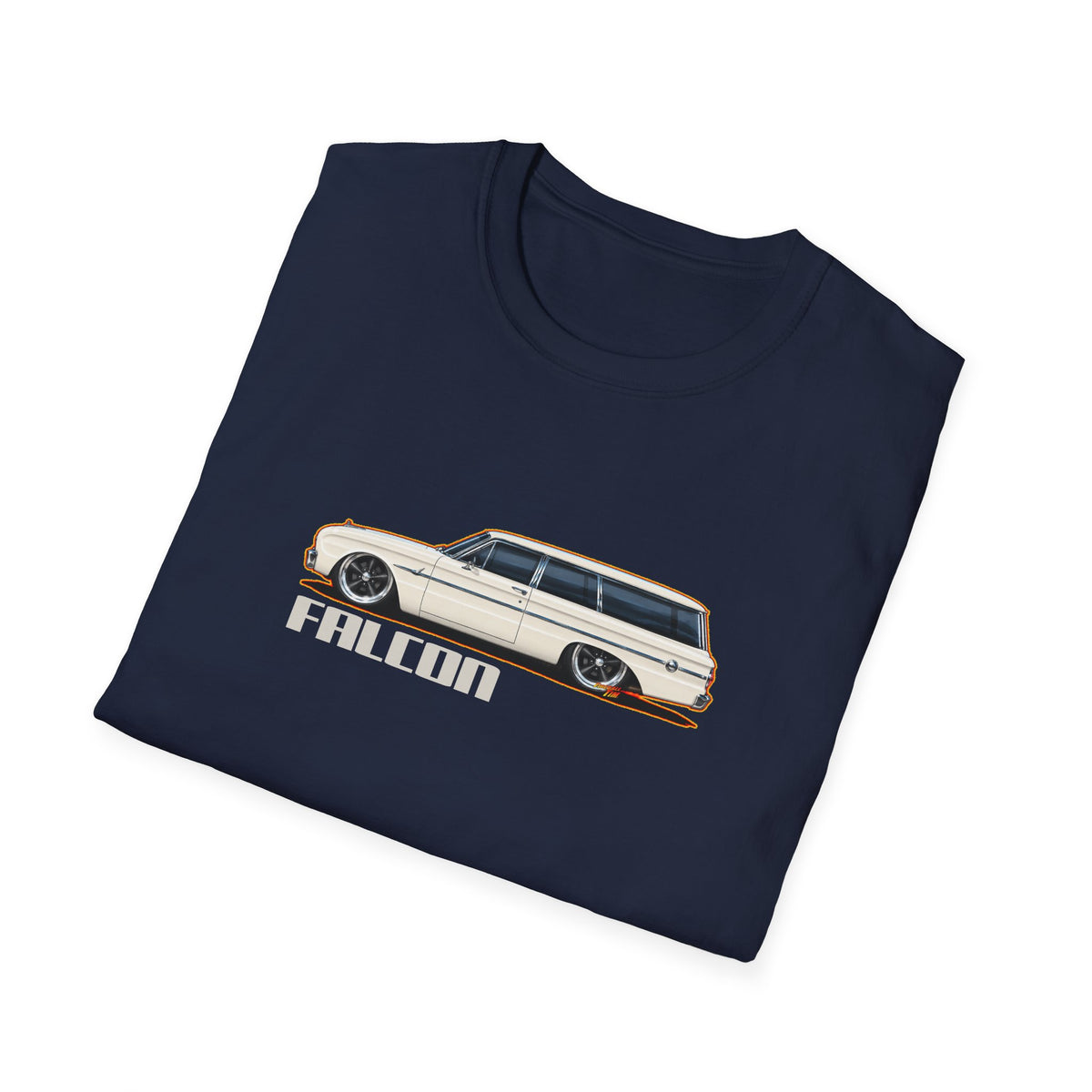 FORD FALCON WAGON Collectible Fireball Art TeeShirt