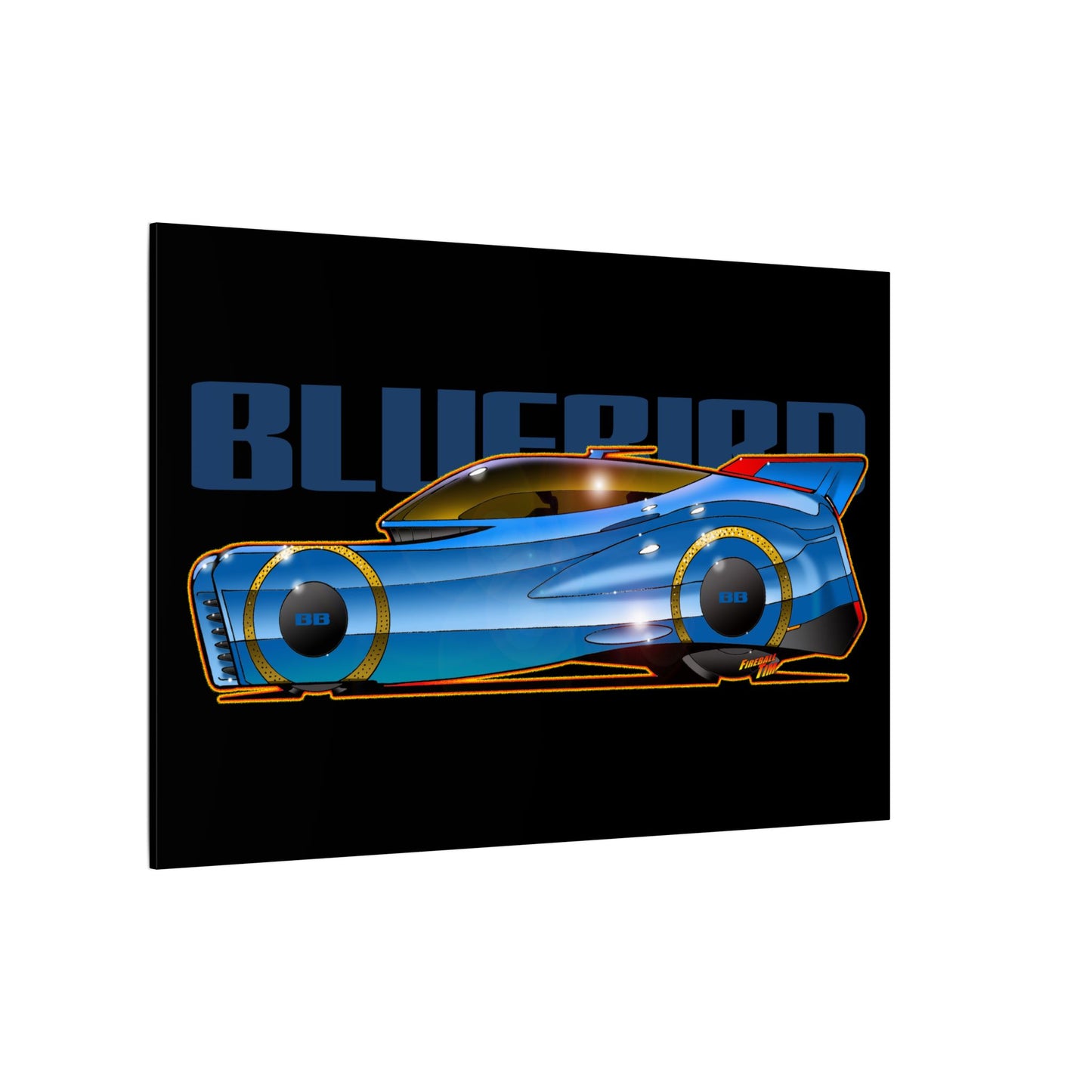 BLUEBIRD FIREBALL CONCEPT Canvas Art Print - 11x14