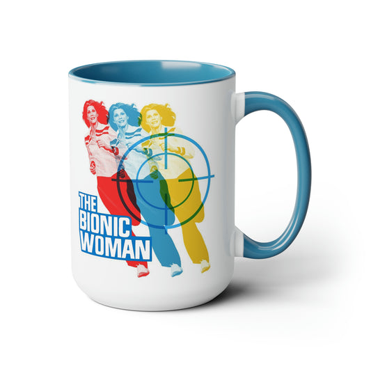 THE BIONIC WOMAN Version 2 Coffee Mug 15oz