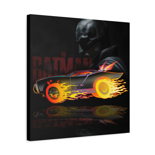 BATMOBILE 2021 THE BATMAN Canvas Art Print - 2 Sizes