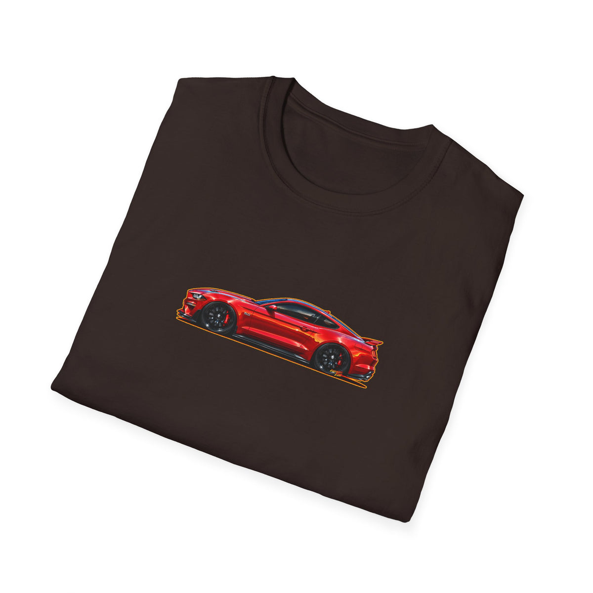 FORD MUSTANG 2019 GT 5.0 Collectible Fireball Art TeeShirt