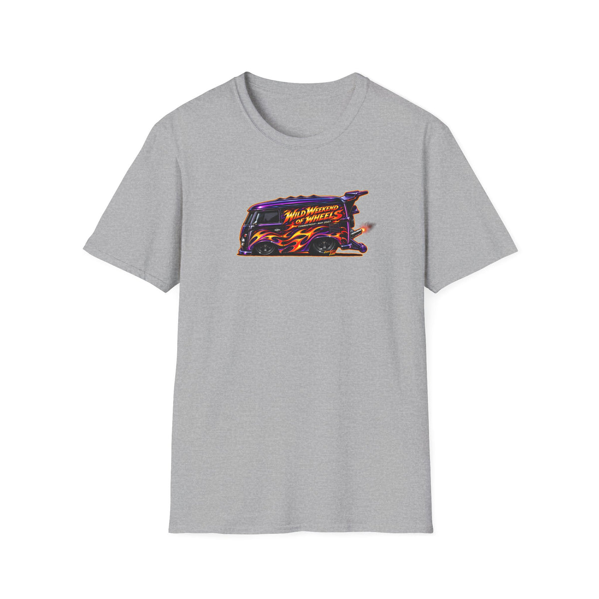 HOT WHEELS Kombi Bus Collectible Fireball Art TeeShirt