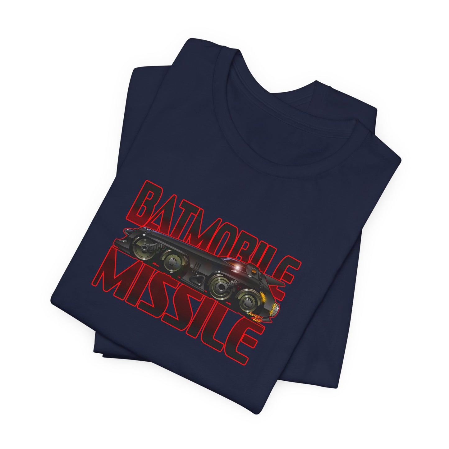 BATMAN RETURNS BATMISSILE Batmobile Concept Art Short Sleeve Tee 12 Colors