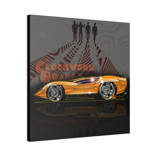 A CLOCKWORK ORANGE Movie Car Canvas Art Print - 2 Sizes