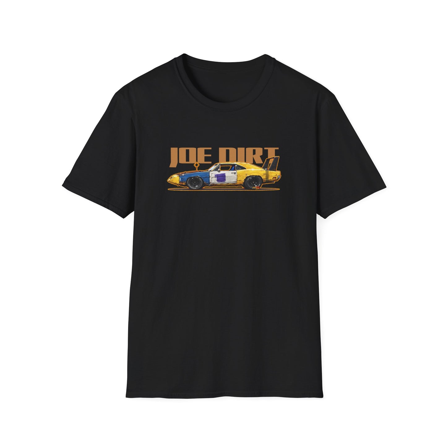 JOE DIRT 1969 Dodge Charger Daytona Collectible Fireball Art Tee Shirt
