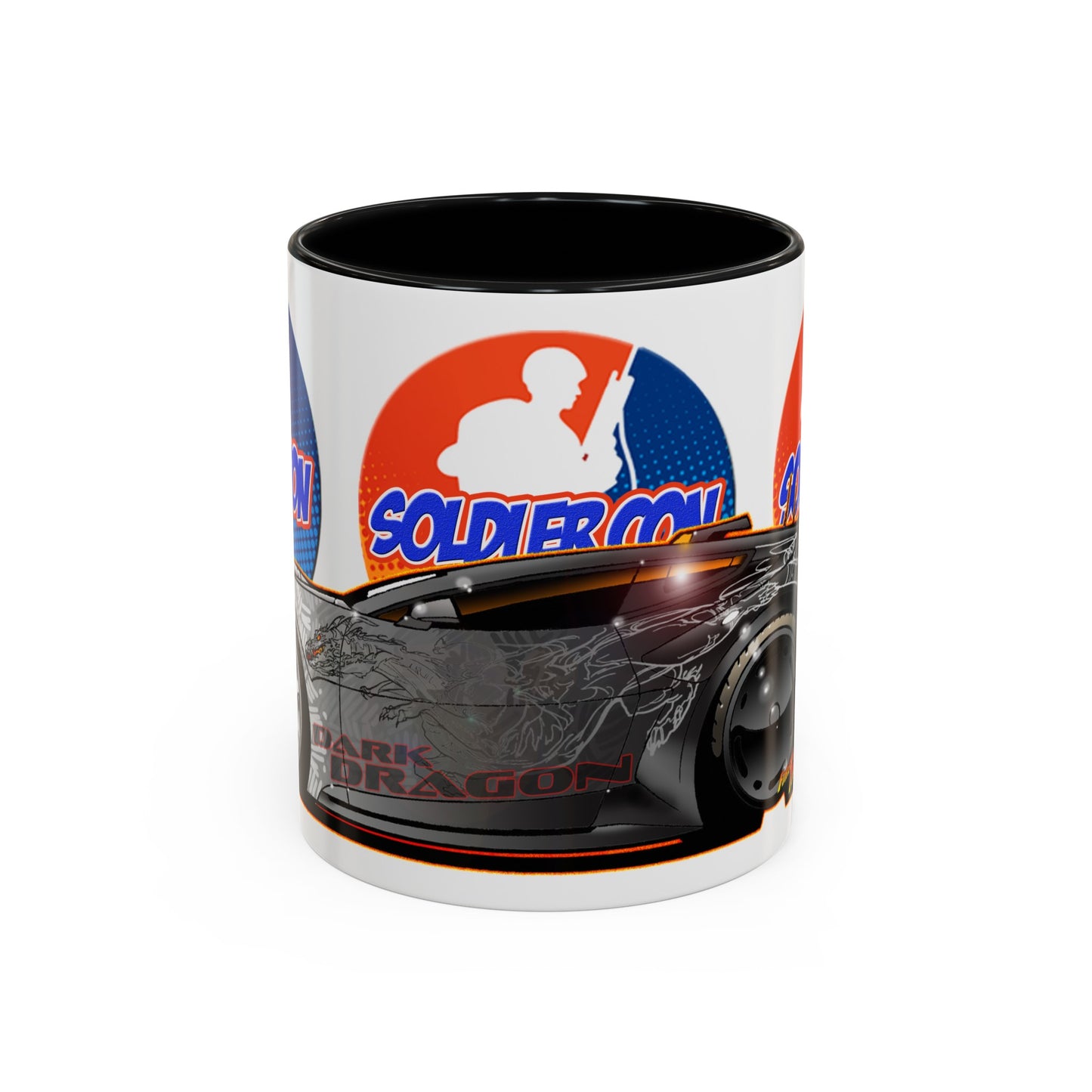 SOLDIER CON DARK DRAGON FORD MUSTANG Concept Art Official Mug 11 and 15oz