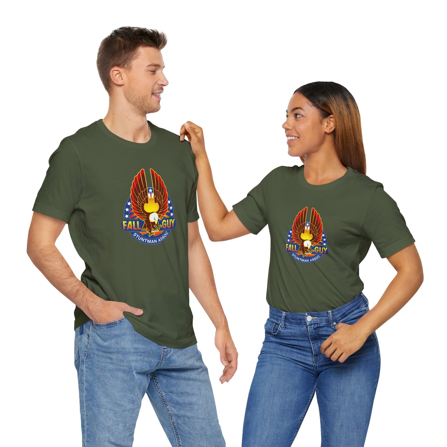 THE FALL GUY Stuntman Association Unisex Jersey Short Sleeve Tee - 12 Colors