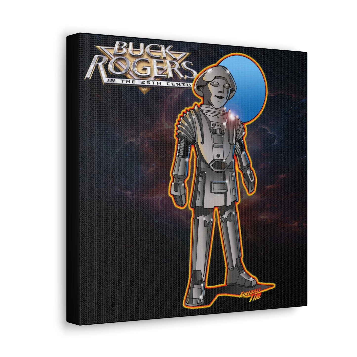 BUCK ROGERS Twiki Robot Concept Art Canvas MASTERPRINT 2 Sizes