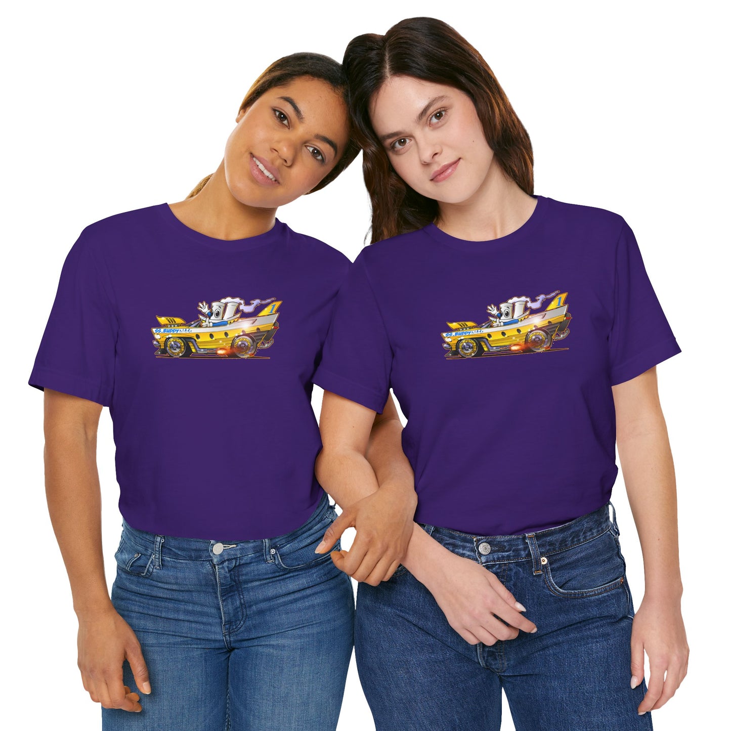 BUDDY CRUISE BUDDYMOBILE Custom Car Art Short Sleeve Tee in 17 Colors