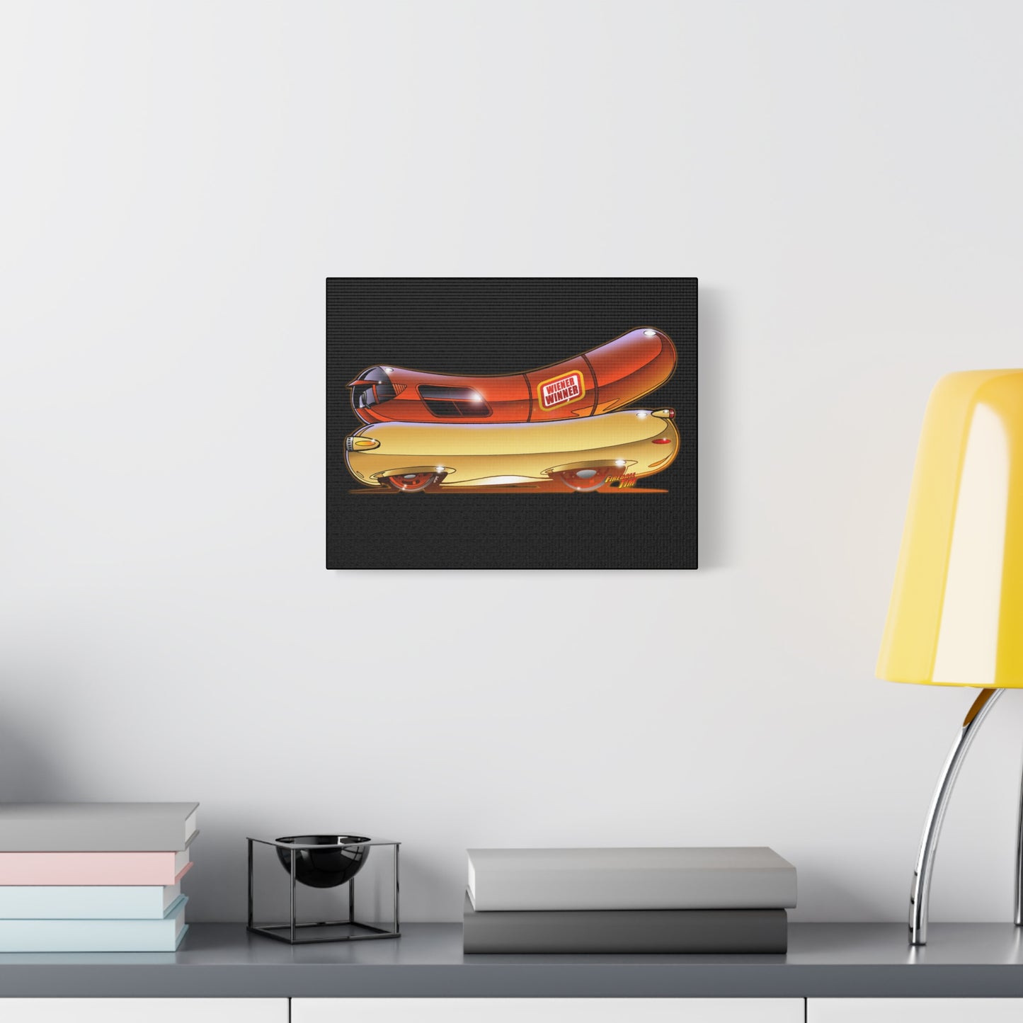OSCAR MAYER WIENERMOBILE Fireball Canvas Art Wall Print - 11x14