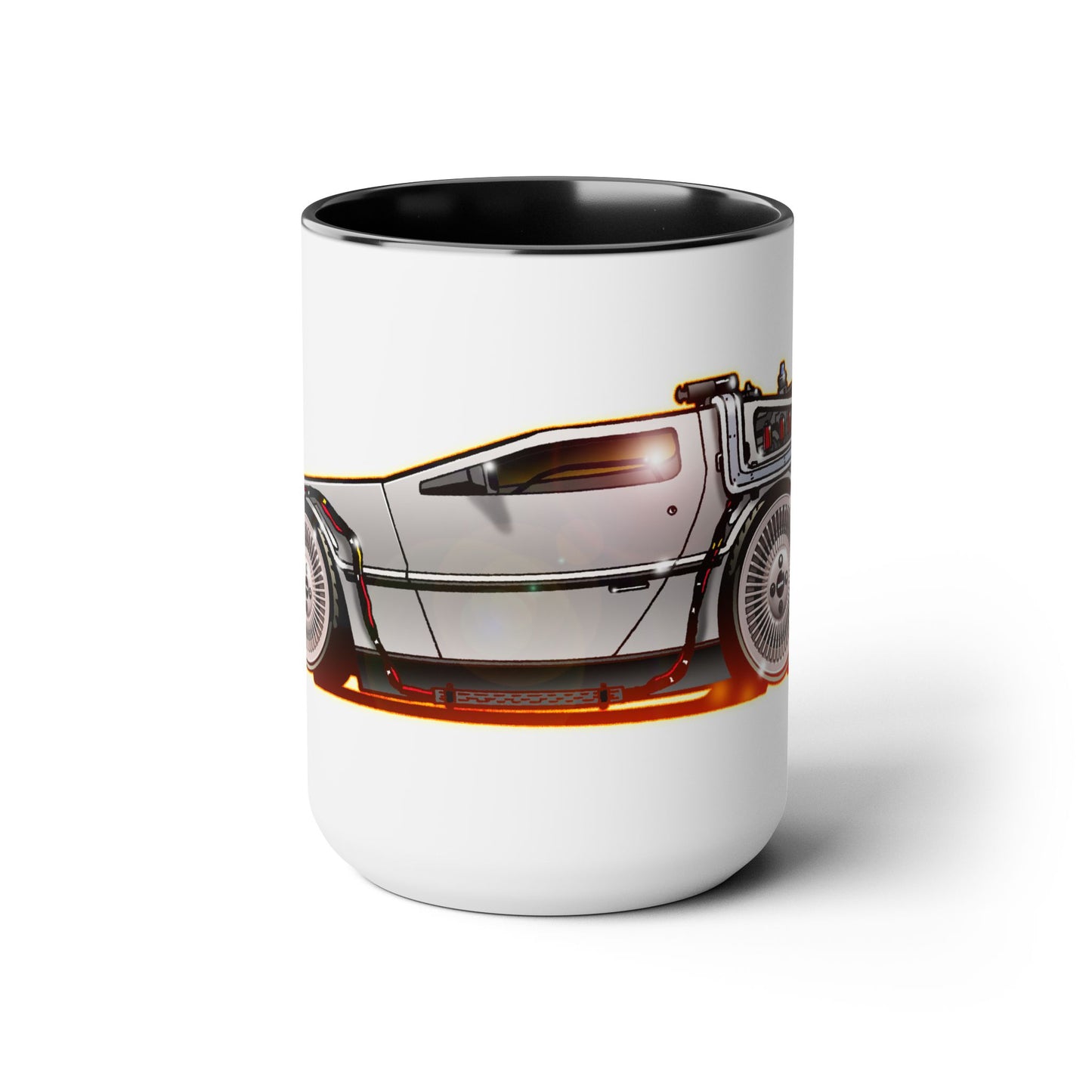 BACK to the FUTURE Delorean Time Machine Concept Art Coffee Mug 15oz