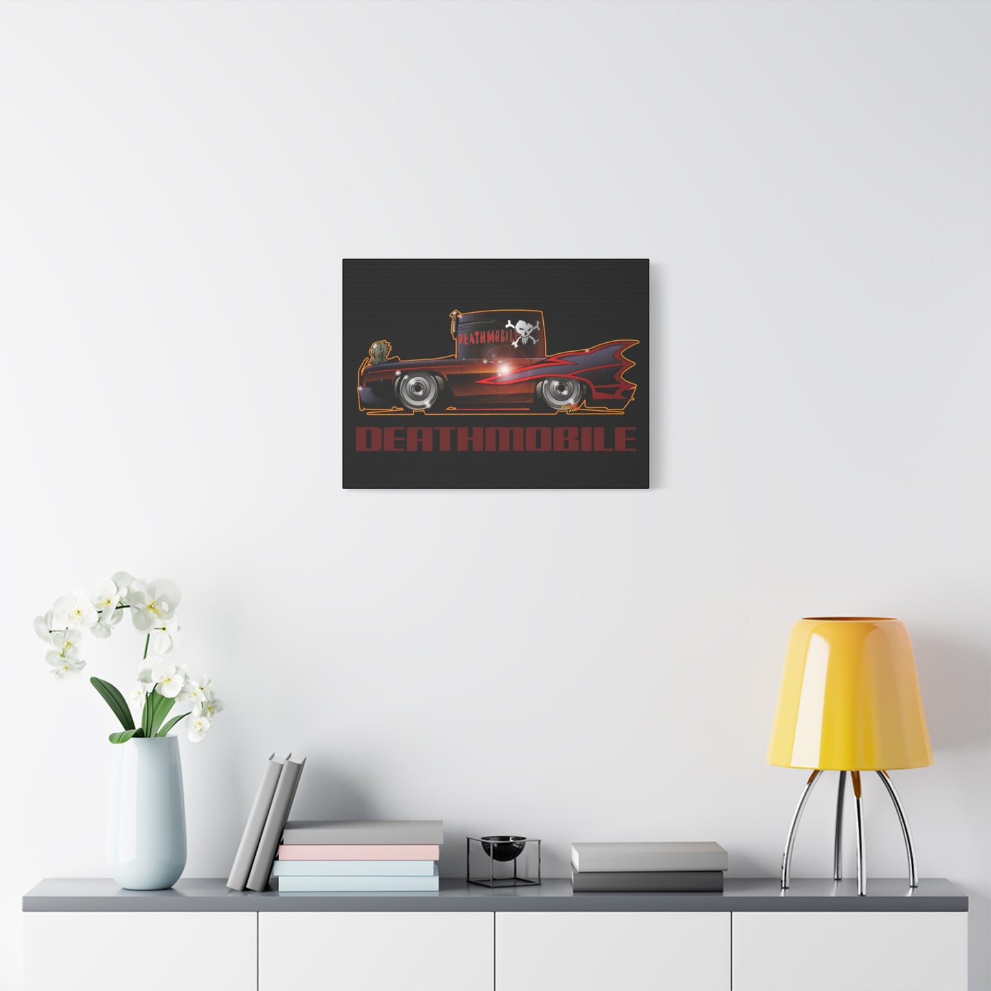 ANIMAL HOUSE DEATHMOBILE Fireball Art Canvas Wall Print