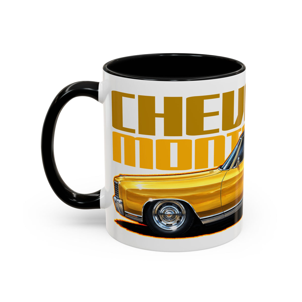 CHEVROLET MONTE CARLO 1972 Collectible Fireball Art Coffee Mug - 2 Sizes