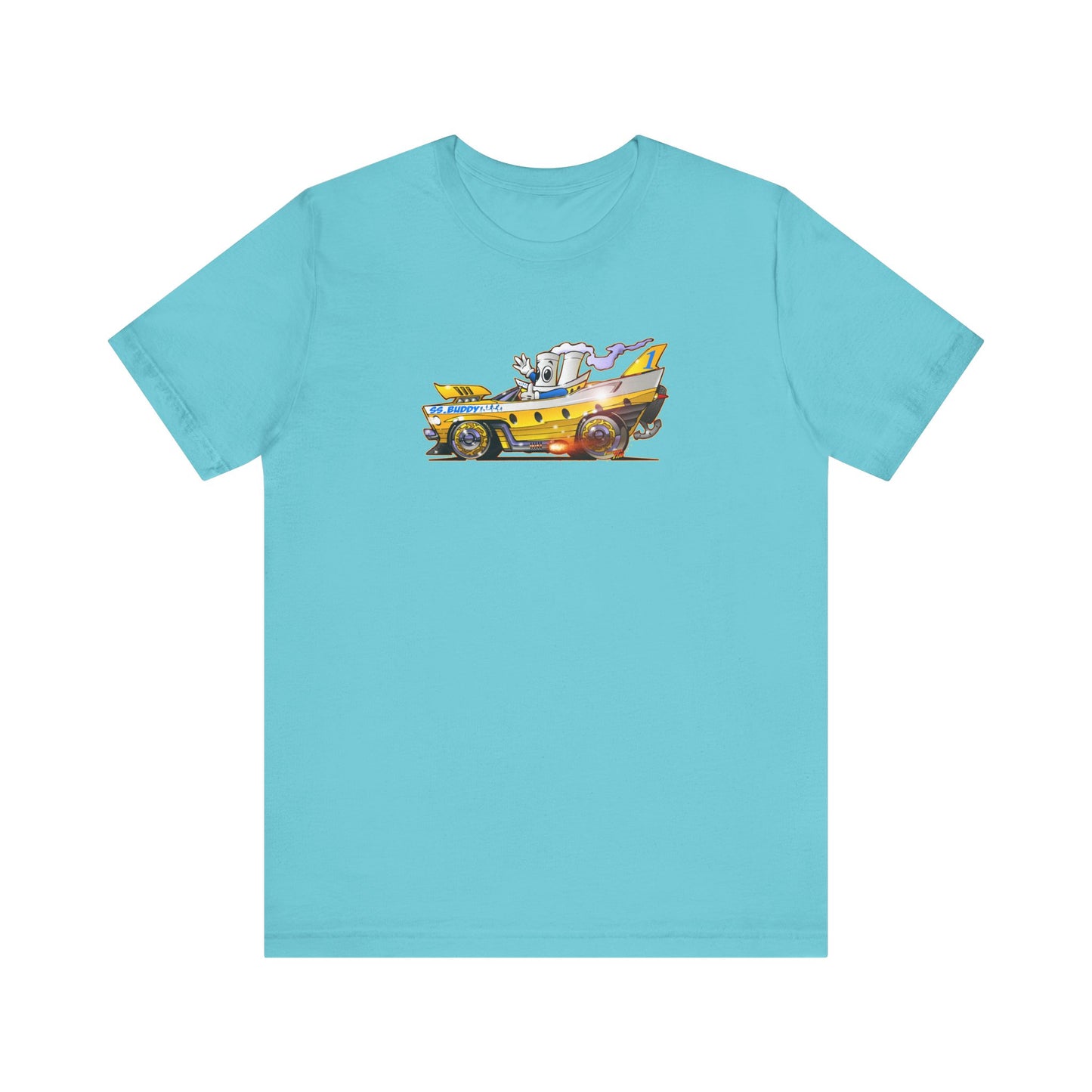 BUDDY CRUISE BUDDYMOBILE Custom Car Art Short Sleeve Tee in 17 Colors