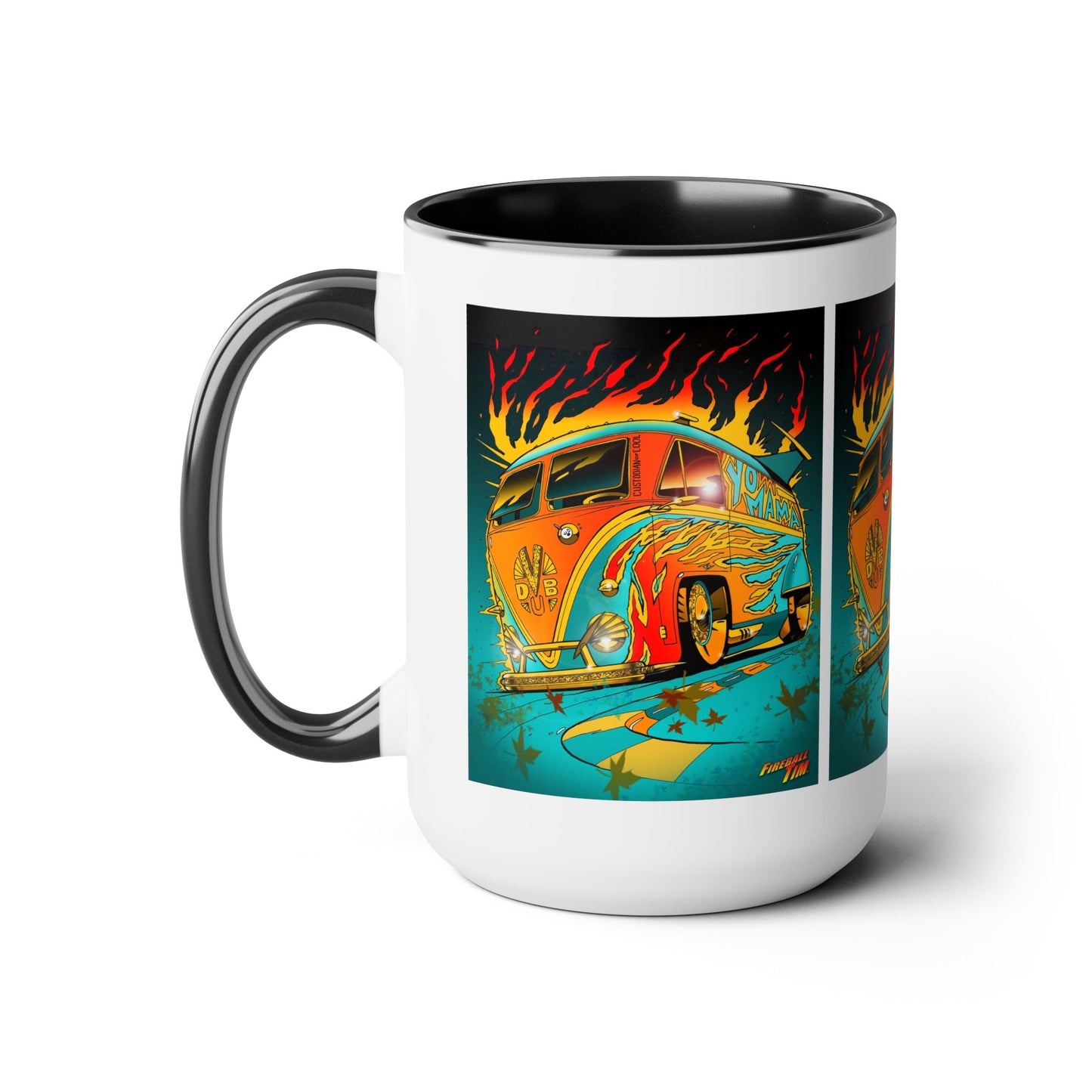 CUSTOM VOLKSWAGEN BUS VW Concept Art Coffee Mug 15oz