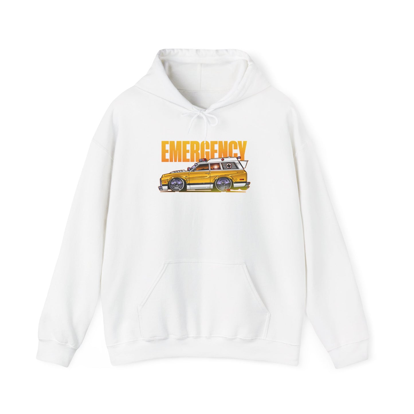 EMERGENCY AMBULANCE TV Show Concept Art Hooded Sweatshirt 9 Colors