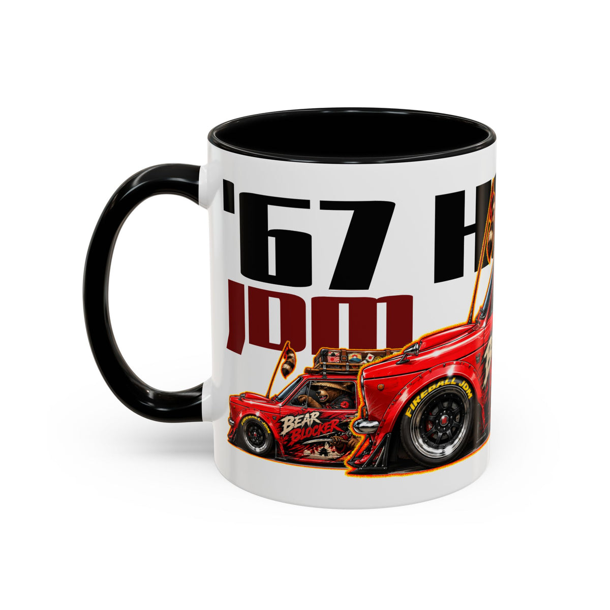 JDM 1967 HONDA 600 Collectible Fireball Art Coffee Mug - 2 Sizes