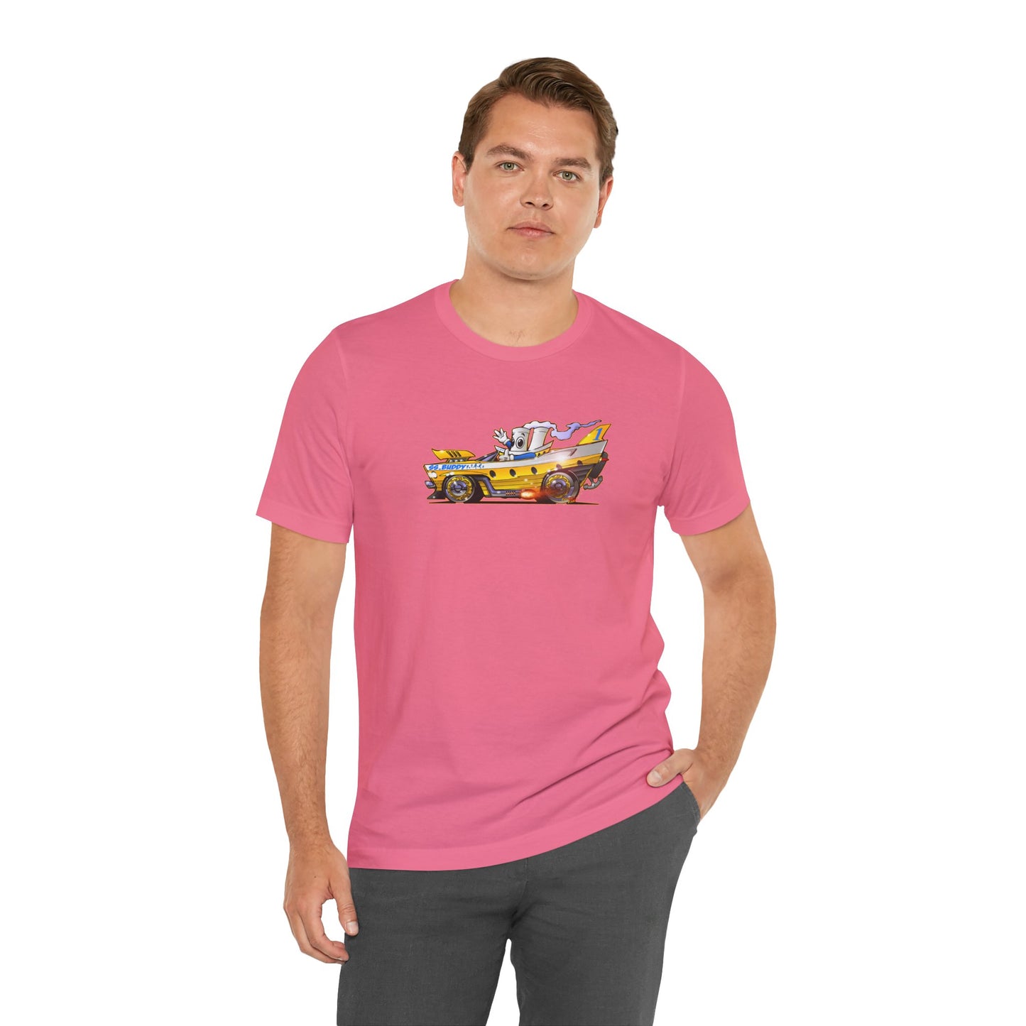 BUDDY CRUISE BUDDYMOBILE Custom Car Art Short Sleeve Tee in 17 Colors