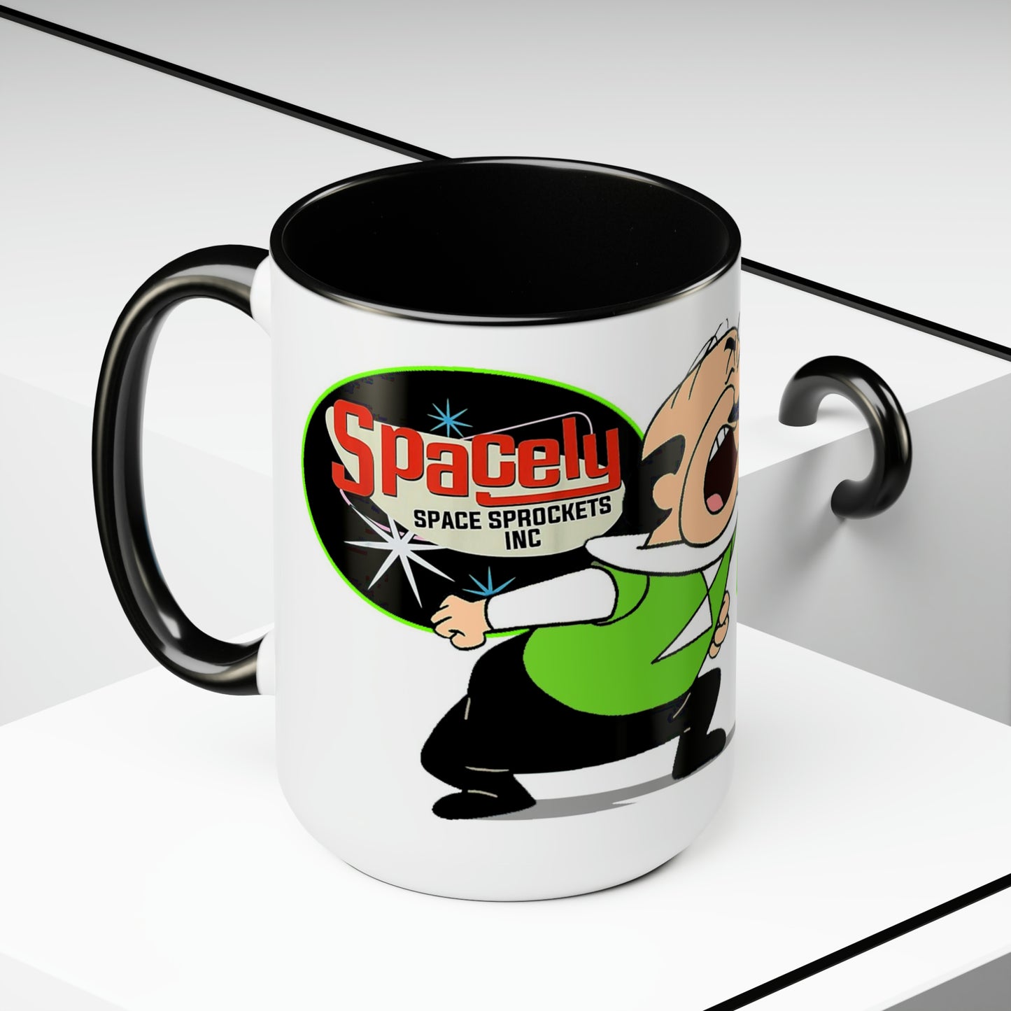THE JETSONS SPACELY SPACE SPROCKETS Coffee Mug 15oz