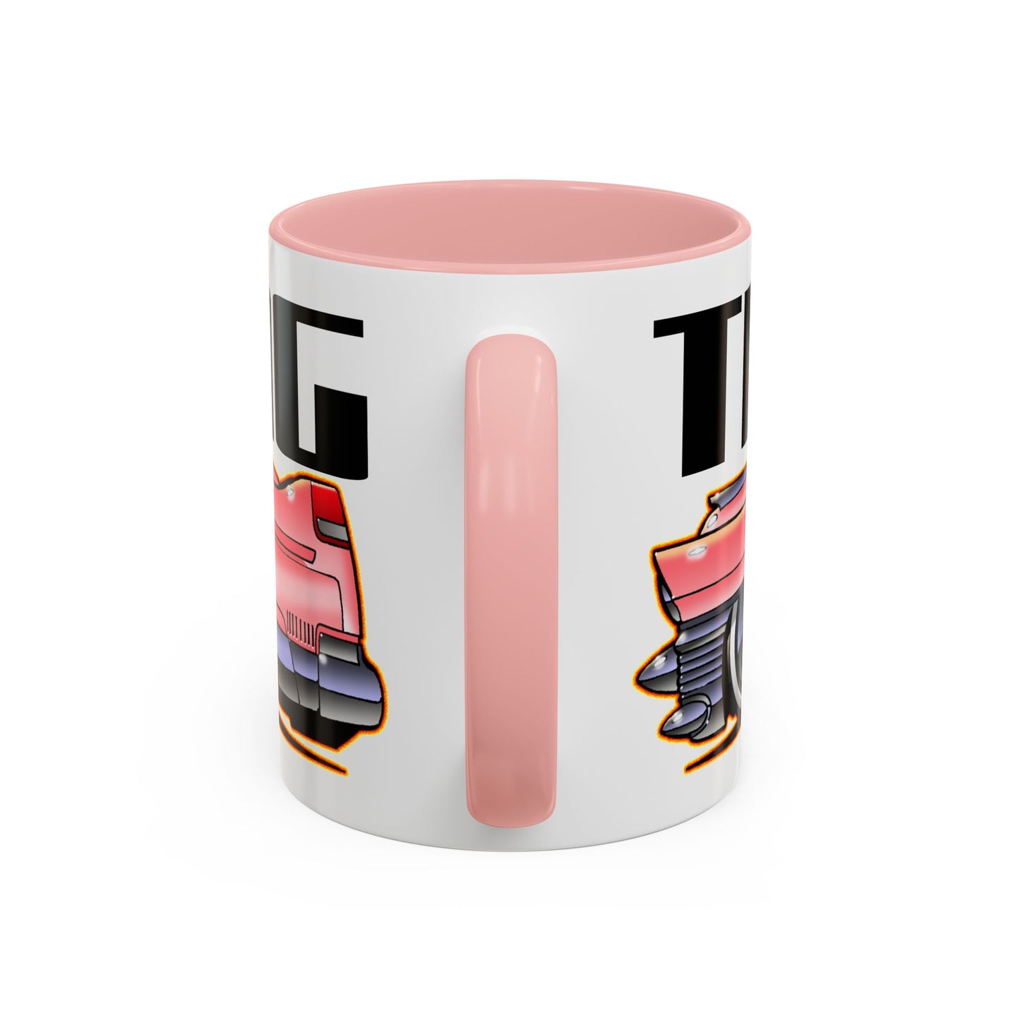 ELVIS THE KING PINK 1955 CADILLAC Fireball Art Coffee Mug - 2 Sizes