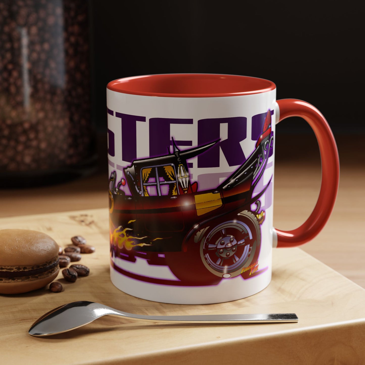 THE MUNSTERS TV Show Munster Koach Fireball Art Coffee Mug - 2 Sizes