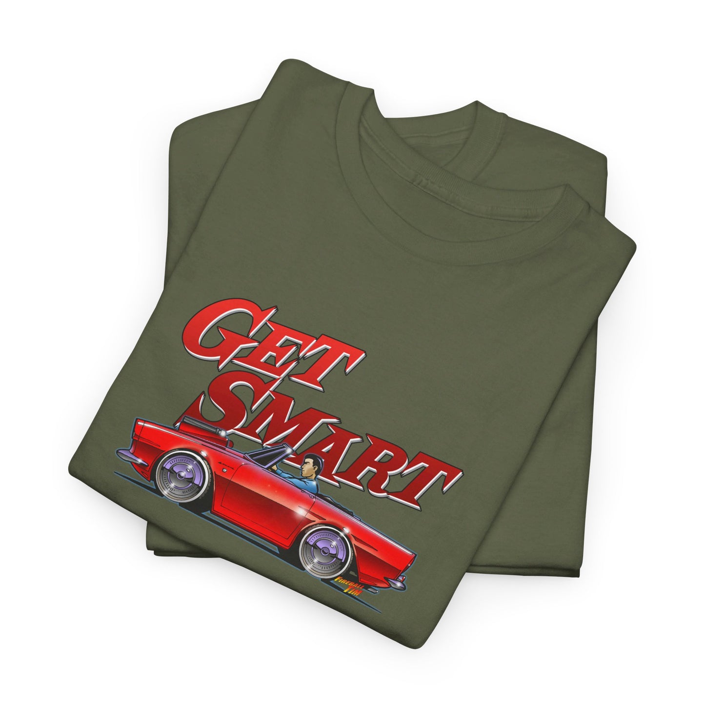 GET SMART TV Show 1965 Sunbeam Tiger Concept Art Unisex Cotton Tee 12 Colors