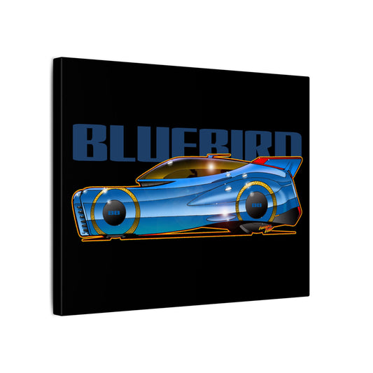 BLUEBIRD FIREBALL CONCEPT Canvas Art Print - 11x14