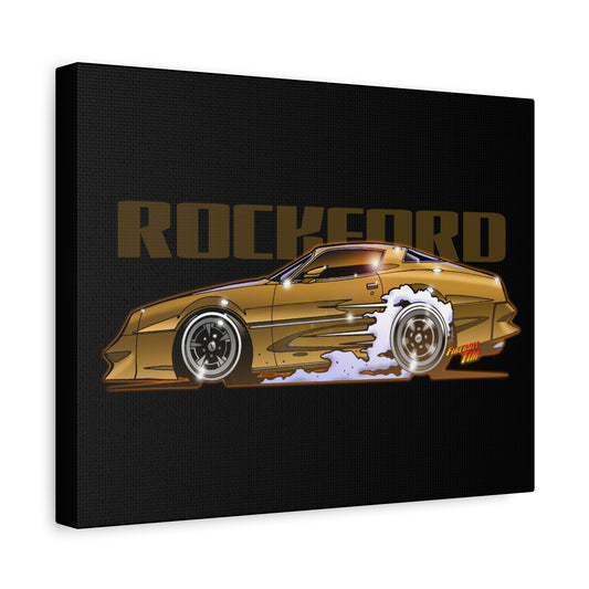 ROCKFORD FILES Pontiac Firebird Fireball Art Canvas Wall Print