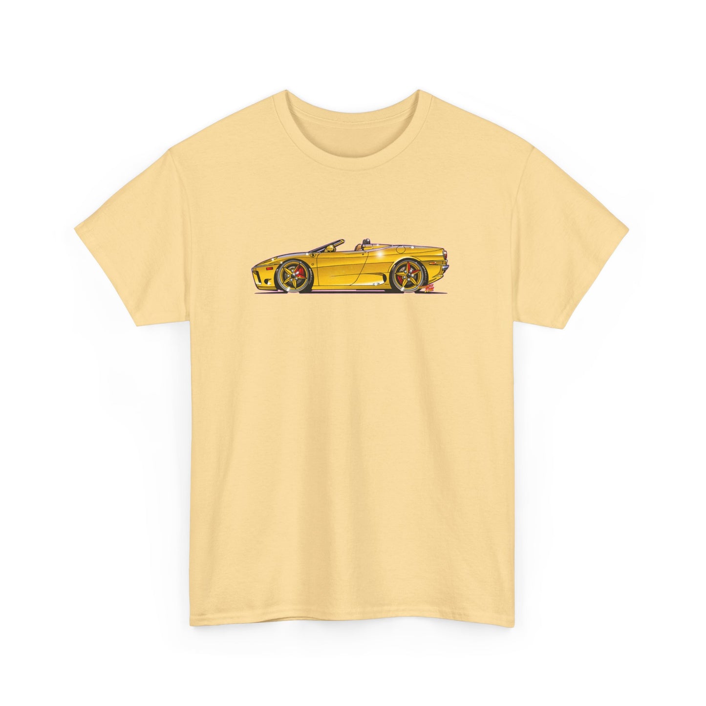 FERRARI 360 SPIDER Supercar Concept Art Heavy Cotton Tee 11 Colors