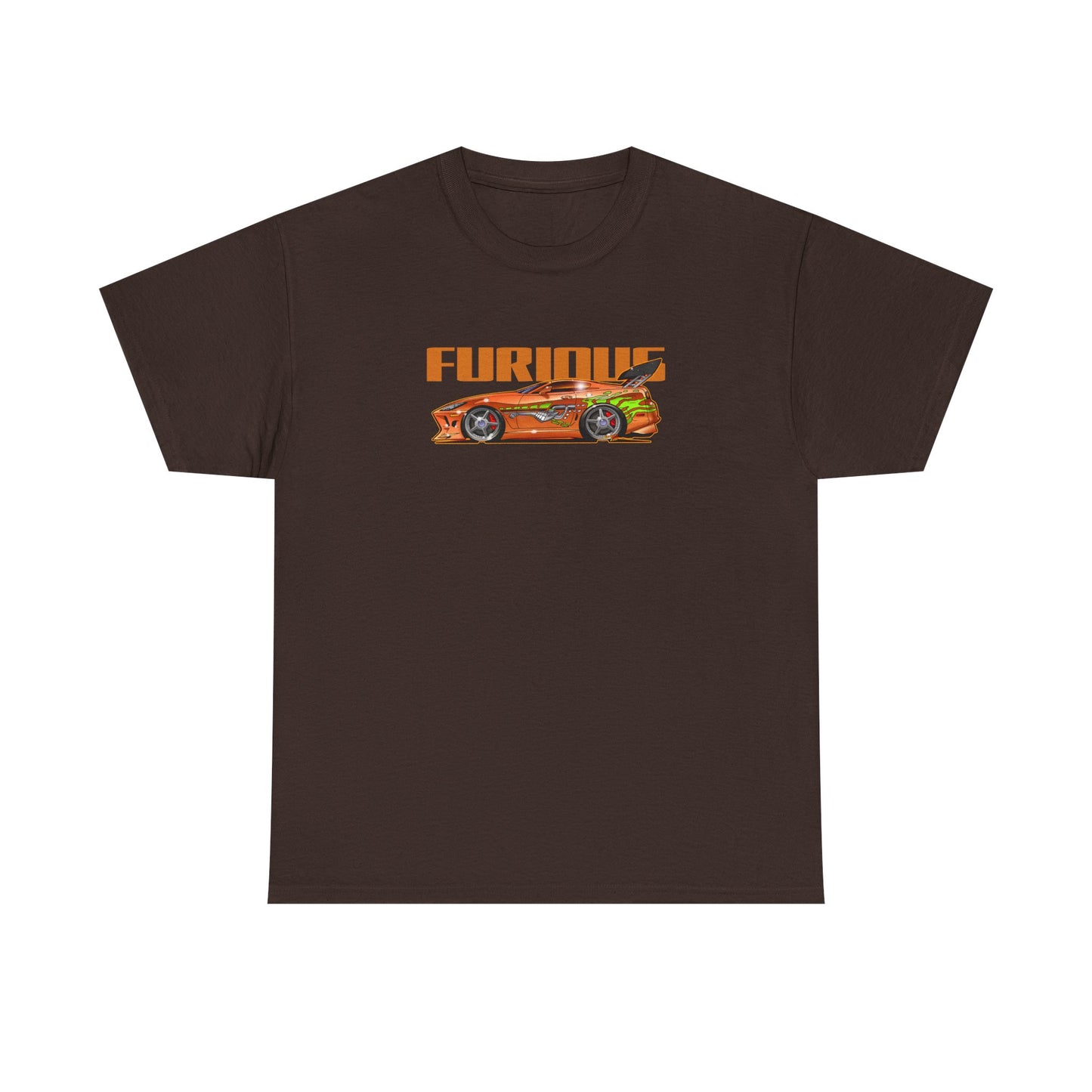 FAST & FURIOUS 1994 TOYOTA SUPRA MK IV Fireball Art Tee Shirt - Multiple Sizes