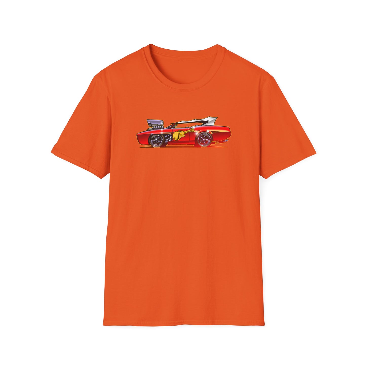 MONKEEMOBILE TV Car Concept Art  Softstyle T-Shirt Multiple Colors