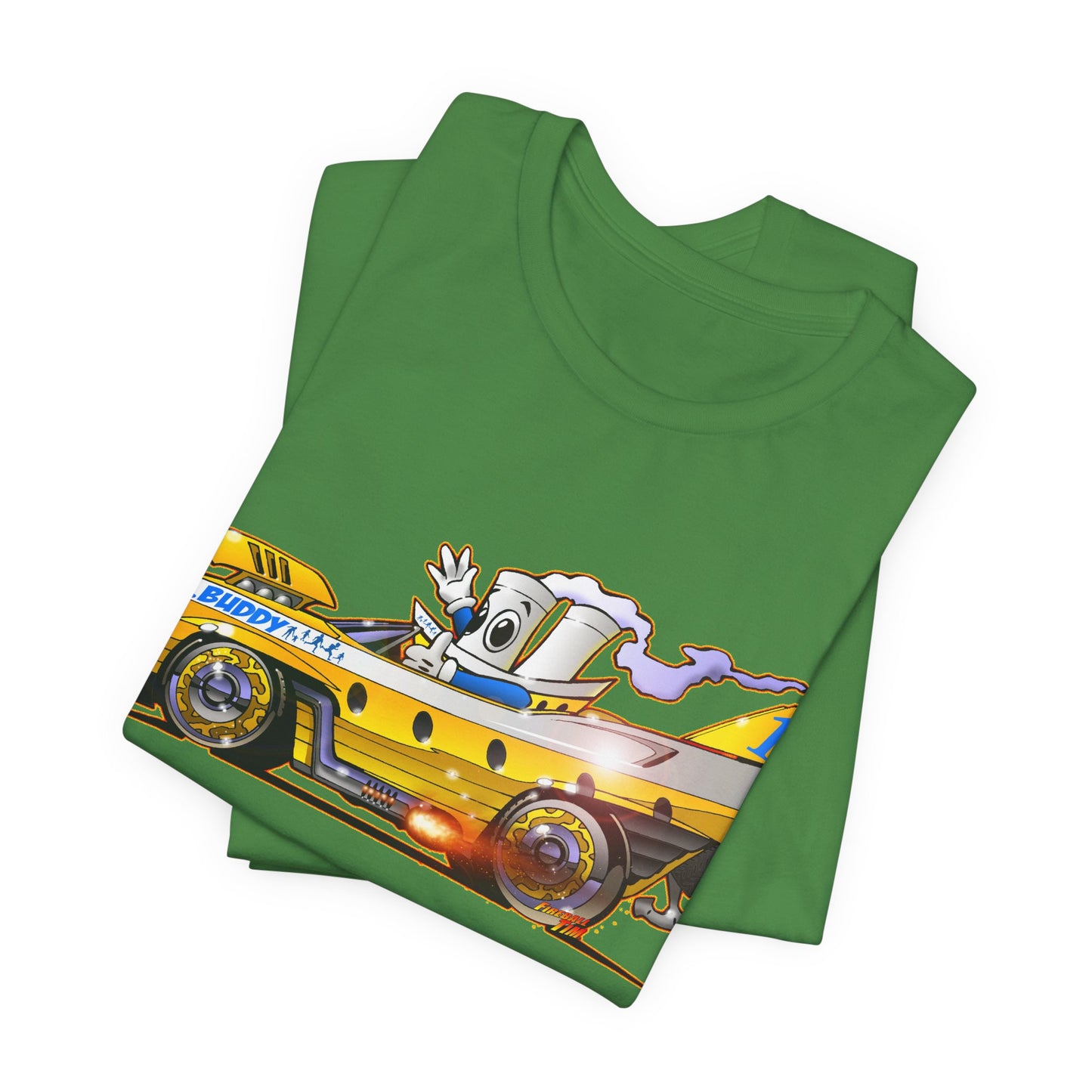BUDDY CRUISE BUDDYMOBILE Custom Car Art Short Sleeve Tee in 17 Colors