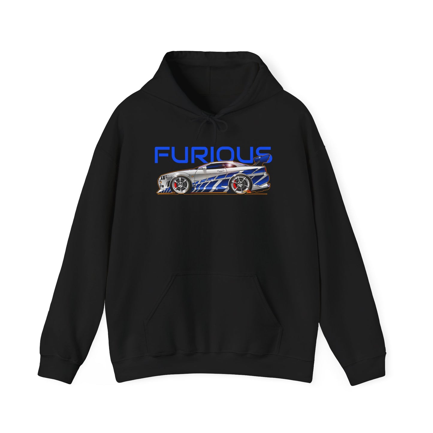 FAST AND FURIOUS NISSAN SKYLINE GTR Hooded Sweatshirt Multi Colors