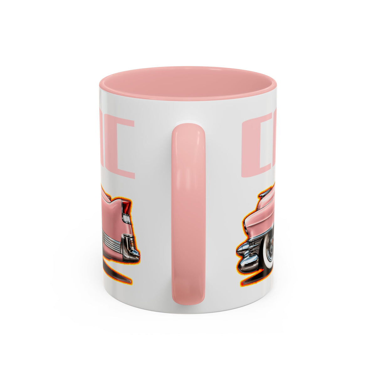 CADILLAC Coupe DeVille 1955 Collectible Fireball Art Coffee Mug - 2 Sizes