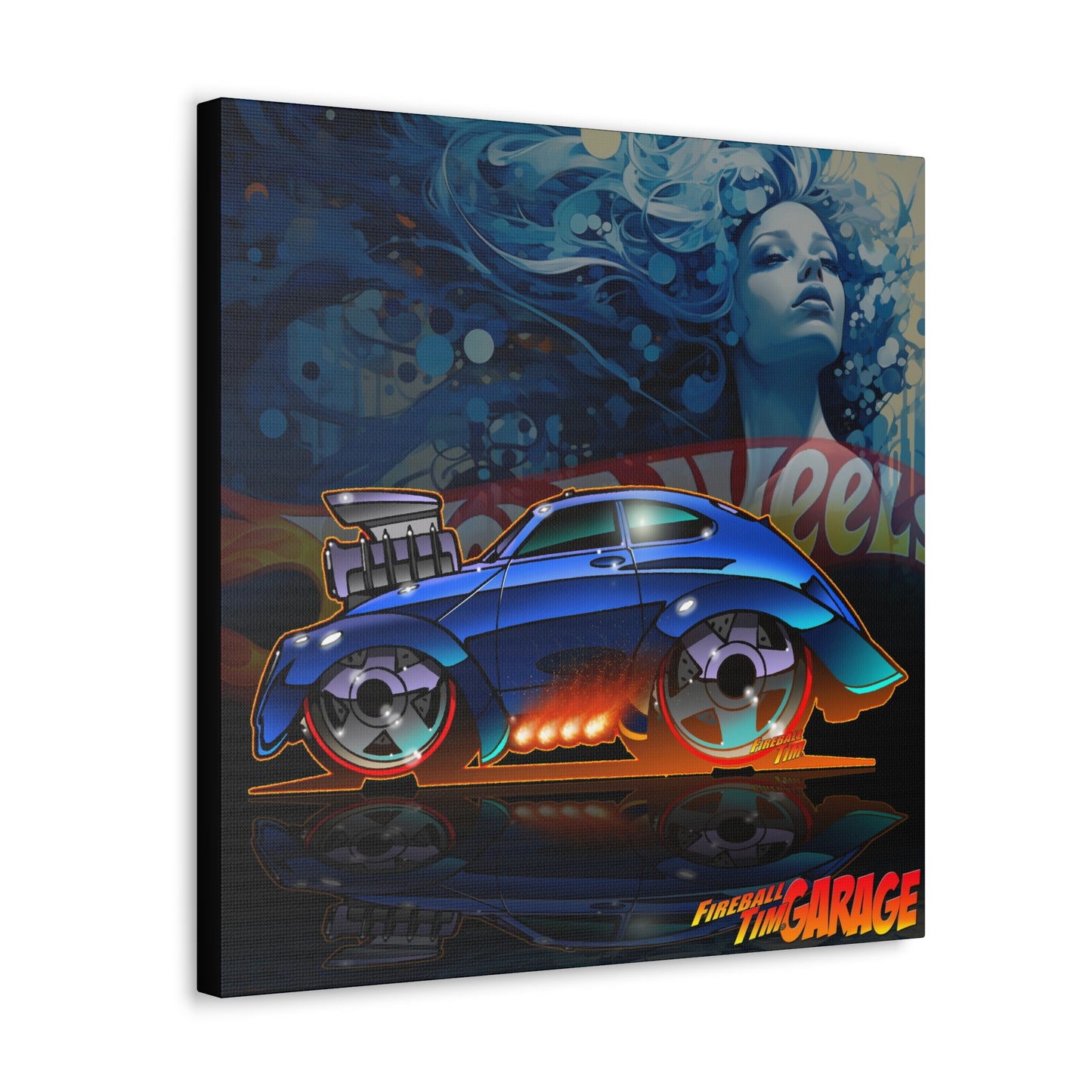 VW VOLKSWAGEN BUG BANDIT Canvas Art Print 3 Sizes