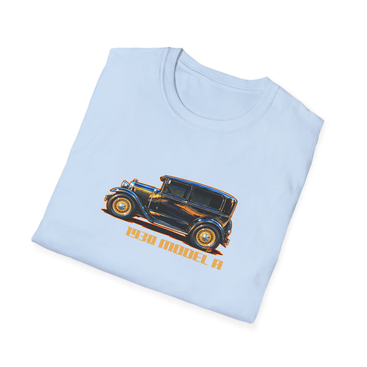 FORD MODEL A 1930 Vintage Collectible Fireball Art TeeShirt