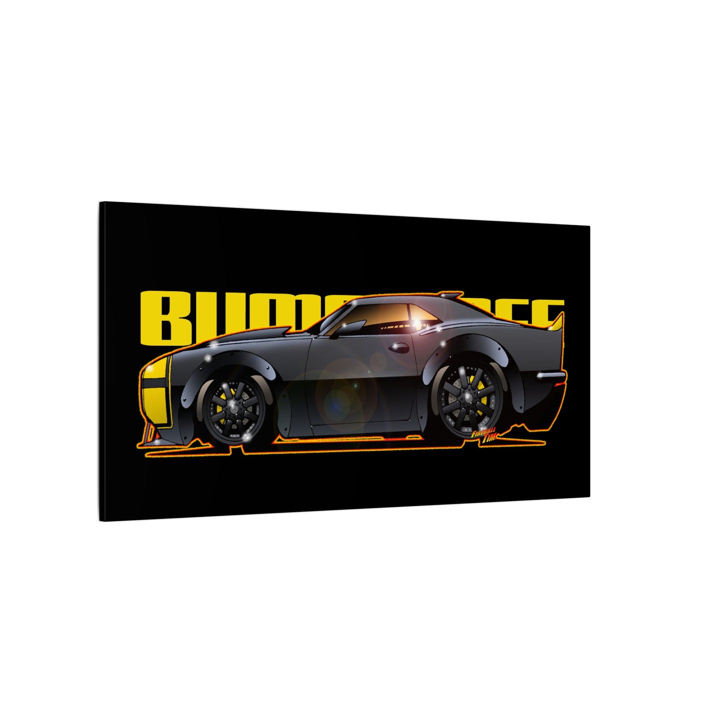 TRANSFORMERS BUMBLEBEE 1967 Camaro Fireball Art Canvas Print